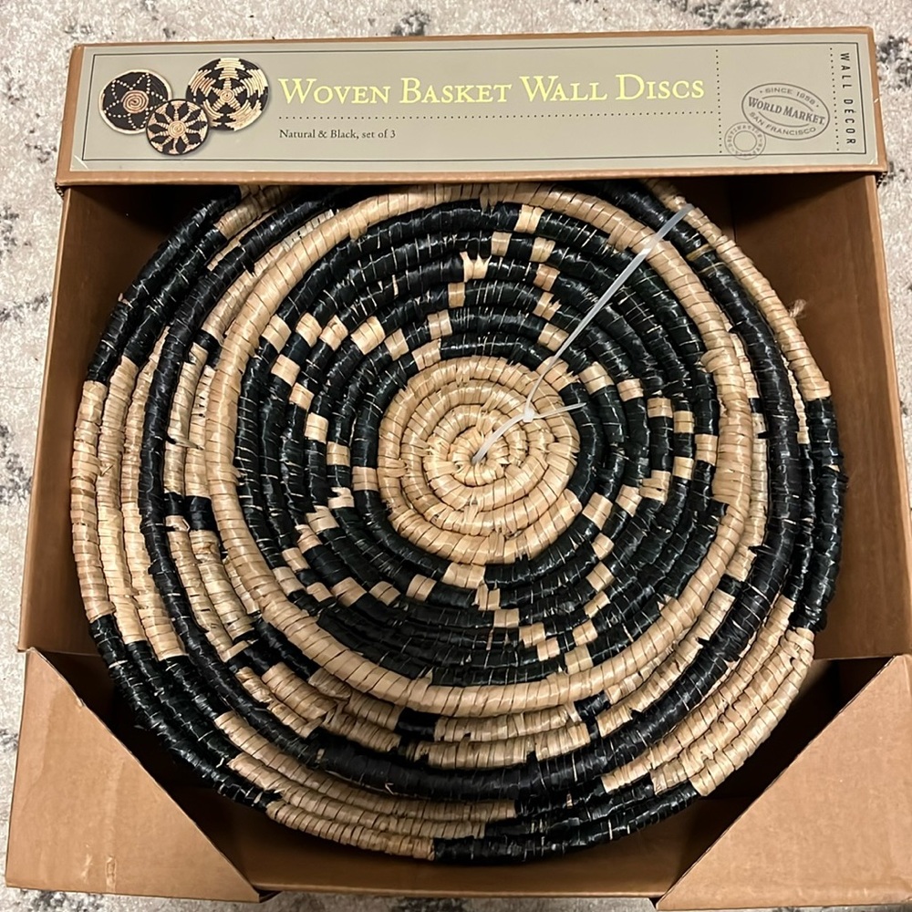 Basket wall decor